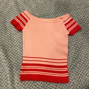 Off the shoulder sweater